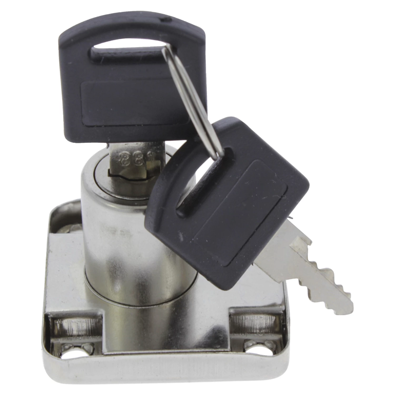 HANDSON Cilinderslot T.b.v. Meubel Verzinkt 40x40x27 Mm 3 HANDSON Cilinderslot T.b.v. Meubel Verzinkt 40x40x27 Mm