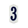 Huiscijfer 3 Emaille