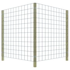 Gaas Startpakket Tuinhek Grenen 180x180cm  -Huishoudapparatuur 41 873