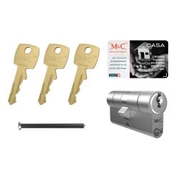 M&C Veiligheidscilinder 30/30 Mm SKG 2-sterren -Huishoudapparatuur 41 945